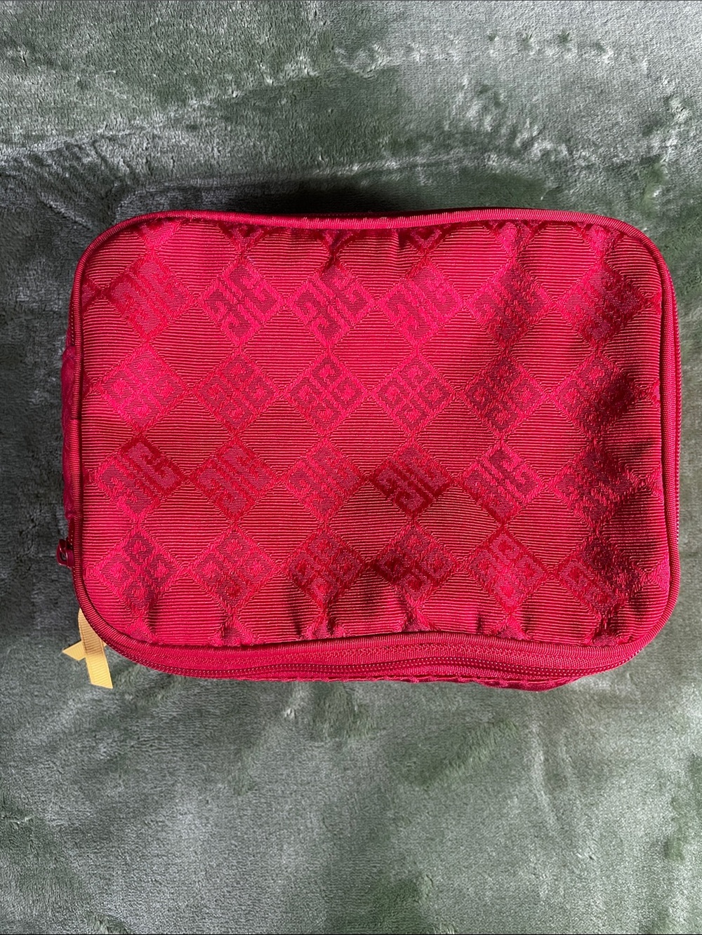 SALE!!!Givenchy Red Zip Cosmetic Pouch